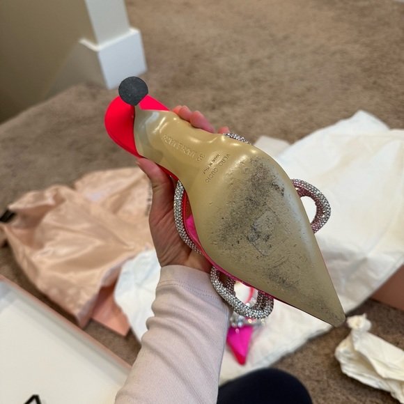 Mach & Mach Double Bow PVC Mule - Picture 3 of 15